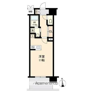LASANTE榴岡公園【2階】の間取り