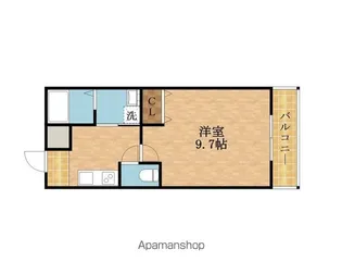 フジパレス滝井元町Ⅰ番館【105.号室】の間取り