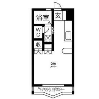 パインリーフ北郷【1階】の間取り