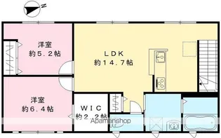 DIO【201号室号室】の間取り