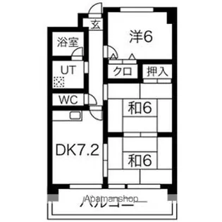シャトー三宅【3階】の間取り