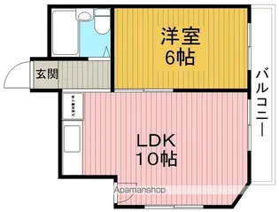 空港第3ビル【3階】の間取り