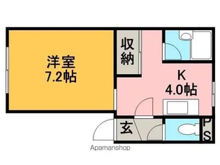 アンビシャス手稲【3階】の間取り