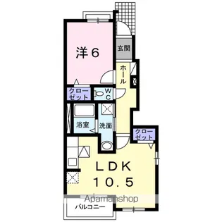 ハーモニーコート【1階】の間取り