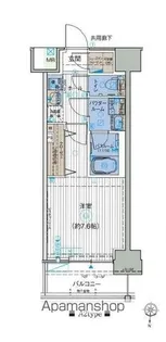 オーキッドレジデンス森下【2階】の間取り
