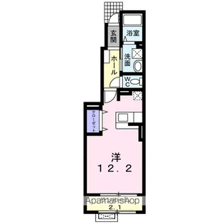 ウィステリアA【1階】の間取り