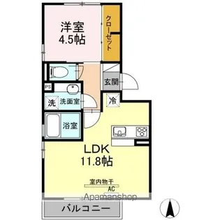 エクセラン A【3階】の間取り