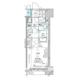 ディアレイシャス名古屋太閤通【3階】の間取り