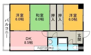 フォレスト勝川【5階】の間取り