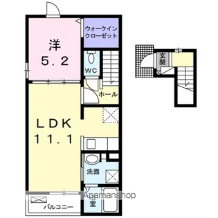 セントラルヒルズA【2階】の間取り