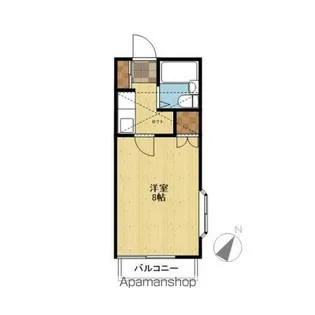 リヴ島村【201号室】の間取り