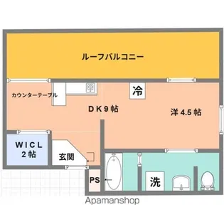 フェニックス与野【4階】の間取り