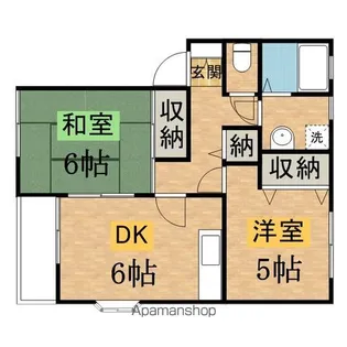 クレールハイムB1【1階】の間取り