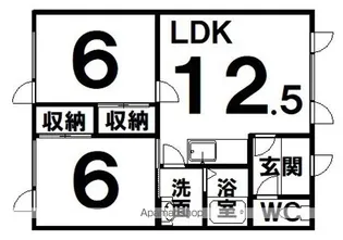 メゾン星【201号室】の間取り