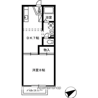 メゾンマキモト【2階】の間取り