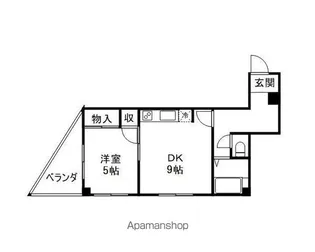 ベルメッソさんぽ館【5階】の間取り