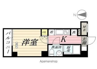神奈川県横浜市鶴見区潮田町1丁目【マンション】の間取り