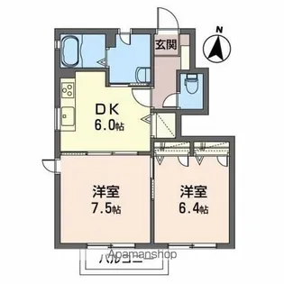 グランシャリオ カペラ【1階】の間取り