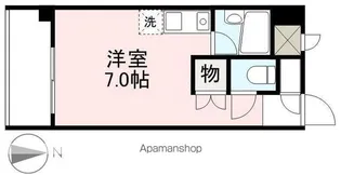 スクエアーガーデン三条【3階】の間取り