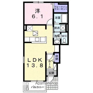 グラン パルテール A【1階】の間取り