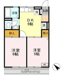 パークハイム井ノ口【1階】の間取り