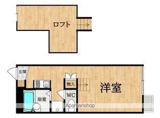 レオパレス裕(ユウ)【2階】の間取り