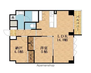 大阪府大阪市天王寺区生玉町【マンション】の間取り