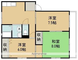 ハイツKS【302号室】の間取り