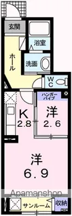 バーミィ ガーデンⅠ【102号室】の間取り