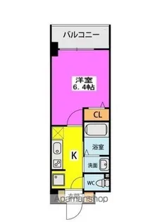 アスミール伊都【10階】の間取り
