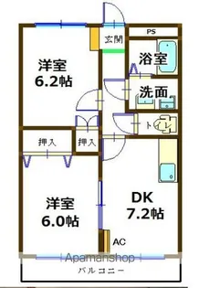 ラフィーネ・S【2階】の間取り
