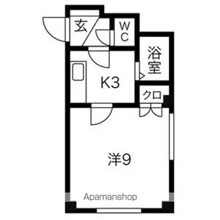サンティ南郷【305号室】の間取り