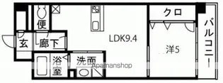 Aden箱崎駅前【14階】の間取り