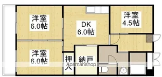 SATOビル12【611号室】の間取り
