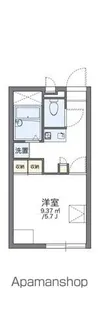 1Kの間取り画像