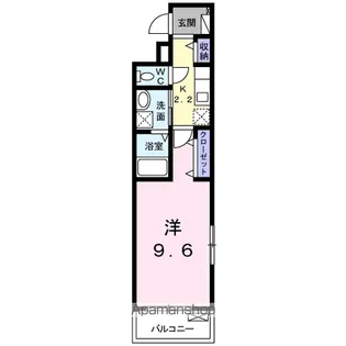 プレッソ杁ヶ池【1階】の間取り