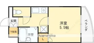 バックス高槻古曽部【3階】の間取り