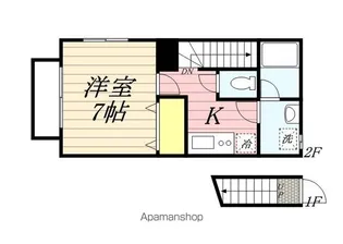 東京都三鷹市新川1丁目【アパート】の間取り