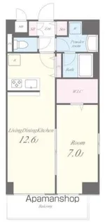 エルアルコン【5階】の間取り