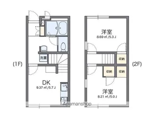 レオパレスDACHIKA【1階】の間取り