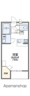 レオパレス糸田橋ライングリュン【306号室】の間取り
