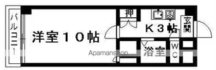 RESTE PORTE【205号室】の間取り