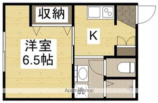 パスティア新倉敷【203号室】の間取り
