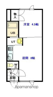 ヴィラージュサントレ【1階】の間取り