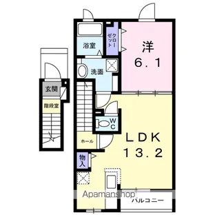 プリマヴェーラ ミモザ【2階】の間取り