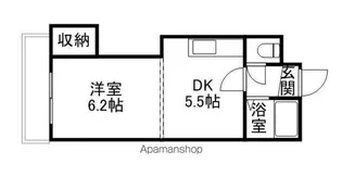 アーバンハイツ平岸【111号室】の間取り