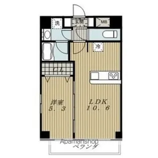 CANAL EAST【2階】の間取り