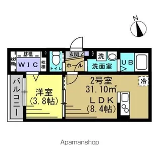 CASA LUCE【1階】の間取り