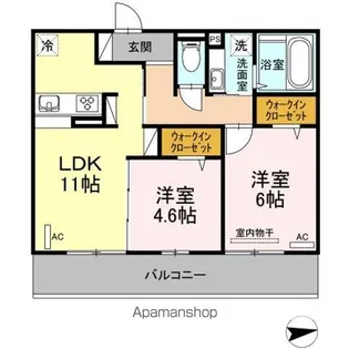 ココティエ【3階】の間取り