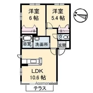 メゾン ダイイチ【101号室】の間取り